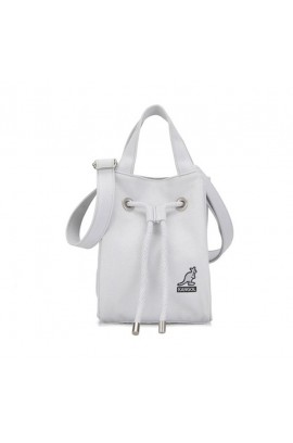 Kangol Sally Canvas Rope Tote Bag- Light Grey 3812